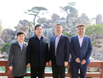 湖南省韶山市市長唐杰一行考察韓城國家文史公園